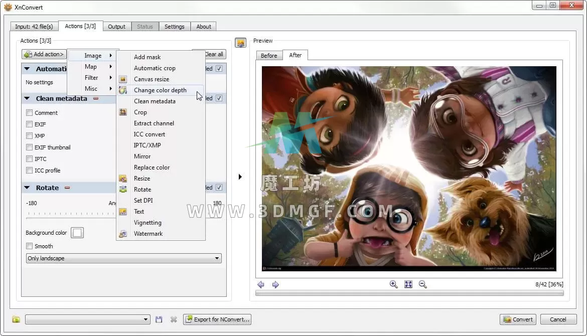 XnConvert1.105.0汉化版