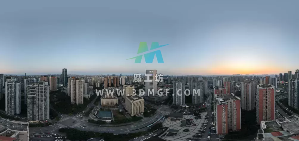 小区HDRI原创系列外景夕阳2小区