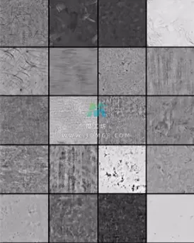 114张金属划痕贴图黑白凹凸通道纹理贴图png格式适配C4D/3d