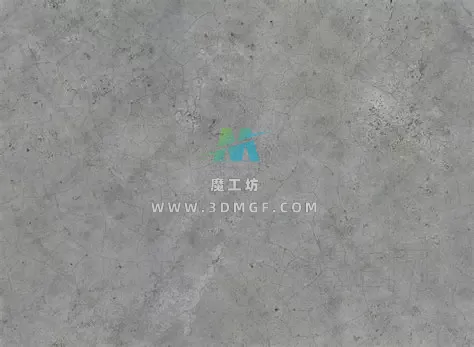 墙壁地面工业风混凝土水泥纹理3D材质贴图8K高清C4D设计素材图片
