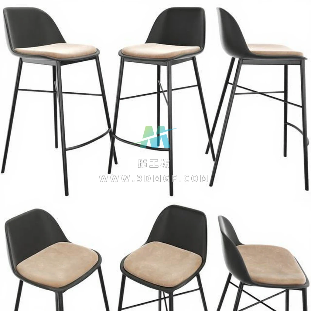 魔工坊-家具吧椅04