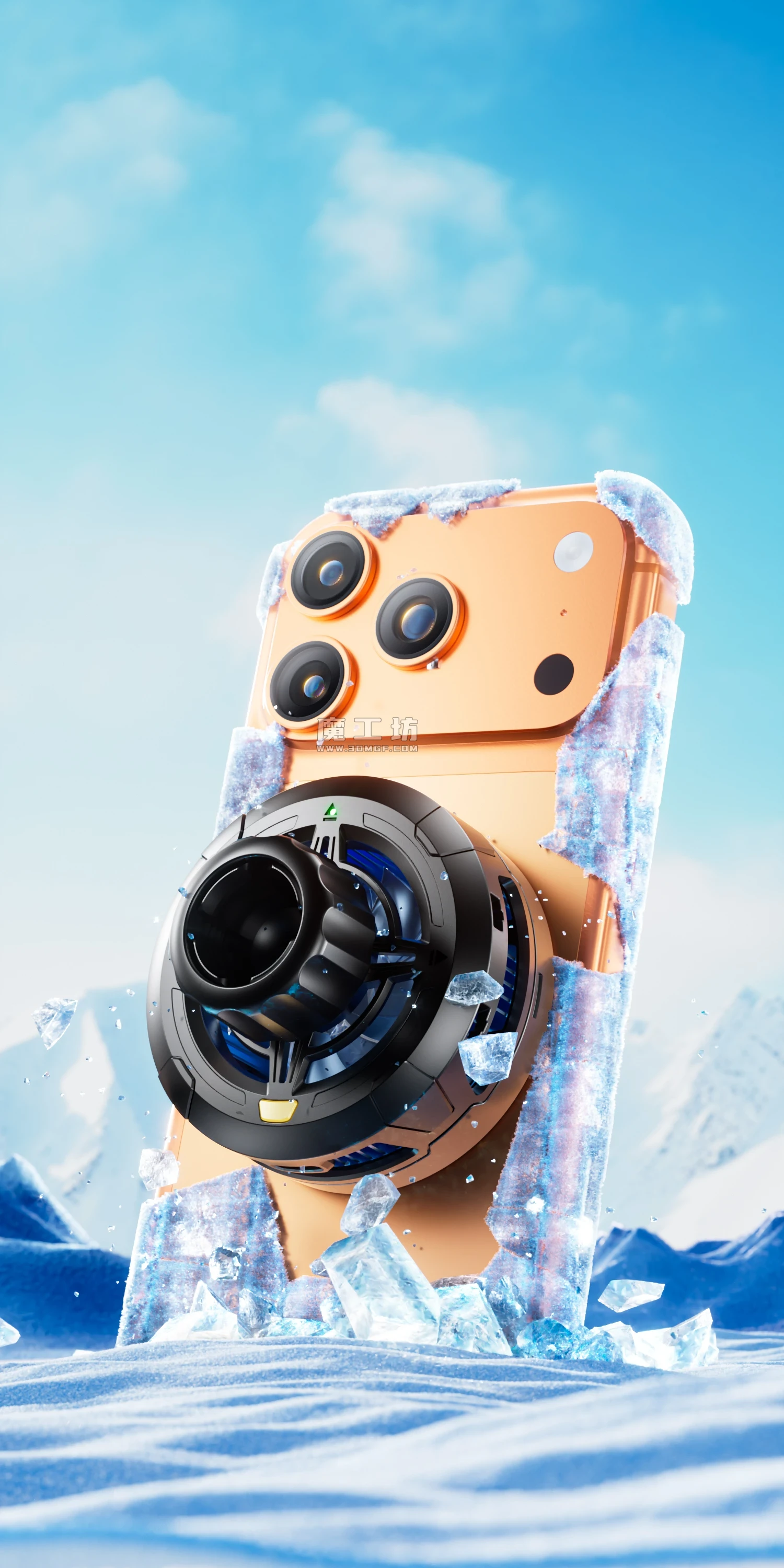 魔工坊-Octane工程-结冰手机