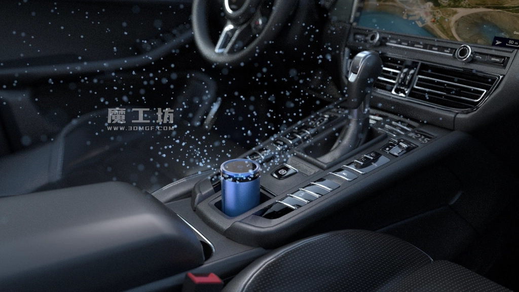 超写实保时捷SUV OC 渲染 + FBX 模型:车漆质感拉满,汽车设计硬核资产