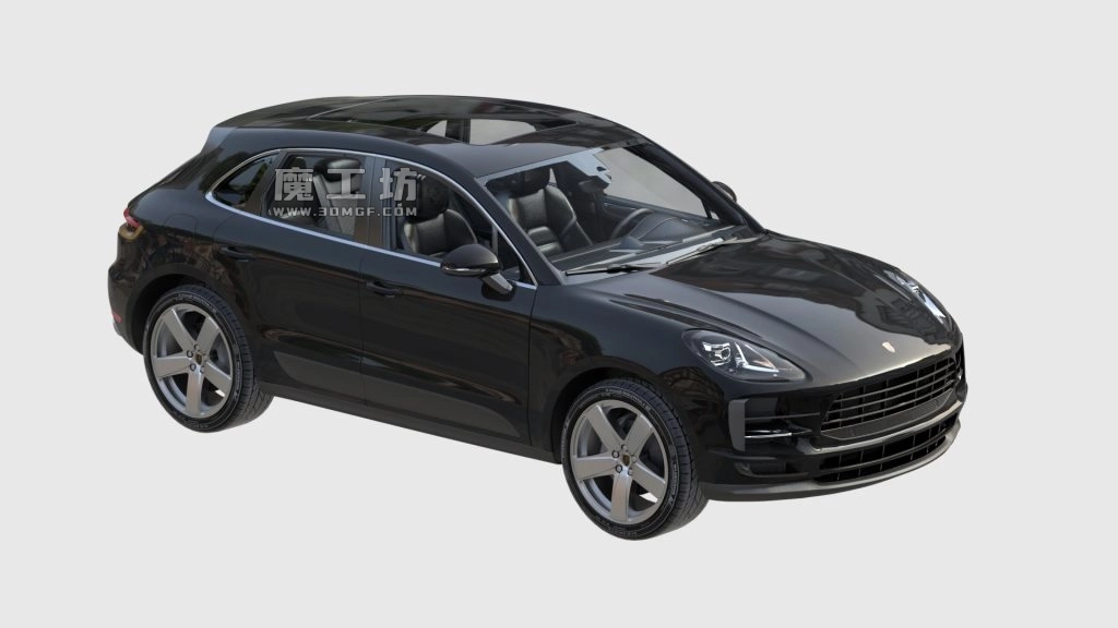 超写实保时捷SUV OC 渲染 + FBX 模型:车漆质感拉满,汽车设计硬核资产